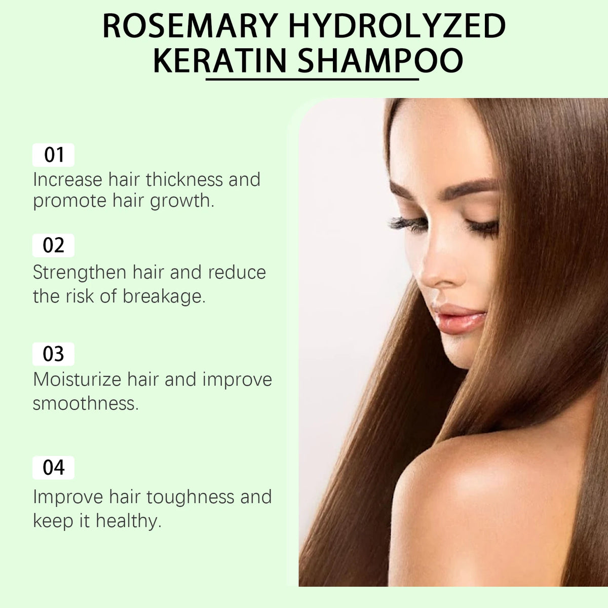 Hoegoa Rosemary Keratin Shampoo – Volumizing & Strengthening 100ml Keratin Shampoo Qst