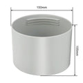 Exhaust Hose Connector 150mm 130mm | Universal ABS Vent Fitting Exhaust Hose Connector Qme 150mm