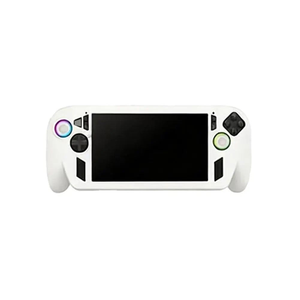 Silicone Case for ROG Xbox Ally X – Non-Slip Protective Cover Gaming Console Case Qme white