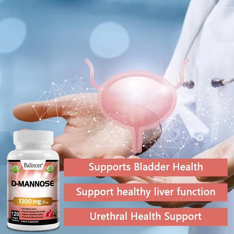 Cranberry Capsules 120ct – Urinary & Immune Support Herbal Supplement Qst