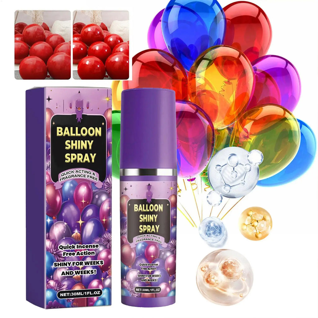 Balloon Shine Spray 30ml – Glossy Party Decoration Finish Balloon Shine Spray Qme