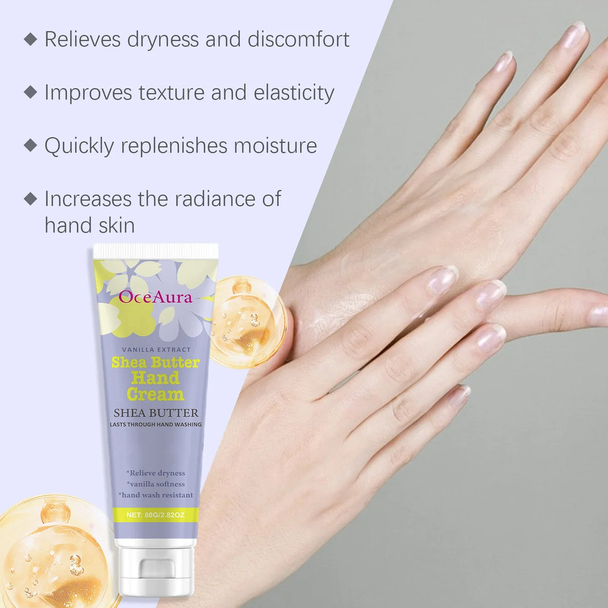 Shea Butter Hand Cream – Deep Hydration, Fast-Absorbing Moisturizing Hand Cream Qme