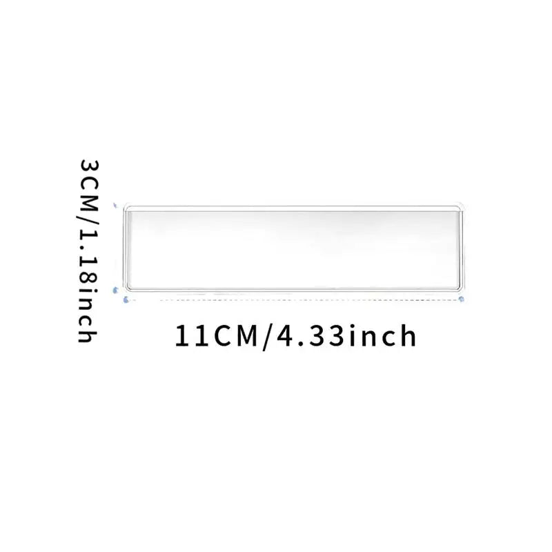 Clear Adhesive PVC Shelf Tag Pockets – No-Trace Label Holders Shelf Label Holders Qme