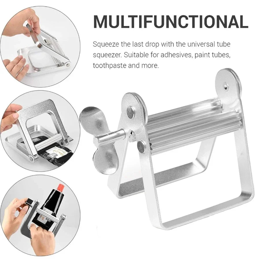 Metal Tube Squeezer Large Wringer Roller – Toothpaste & Paint Tube Wringer Squeezer Qme