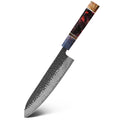 4-Piece Damascus Steel Japanese Kitchen Knife Set | Wood Handle Kitchen Knife Set Qst chef knife