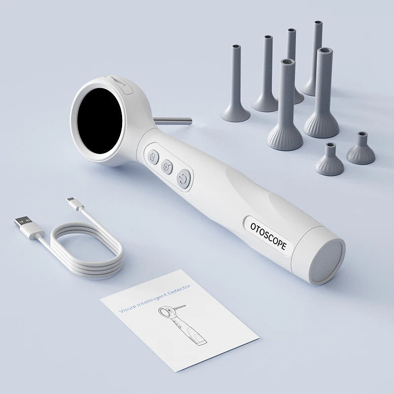 Digital Otoscope Camera 1080P HD Screen – Ear Wax Removal Tool Ear Inspection Camera Qst 1.38 inch