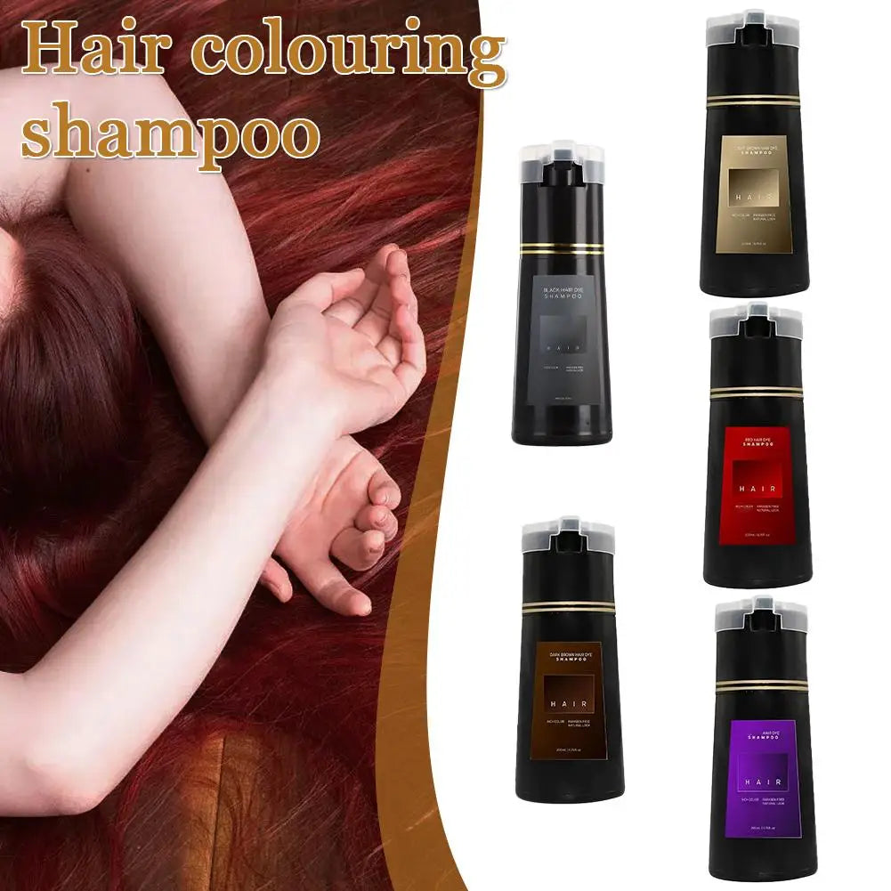 Nova Instant Hair Dye Shampoo for Women & Men – 200ml Hair Dye Shampoo Qme
