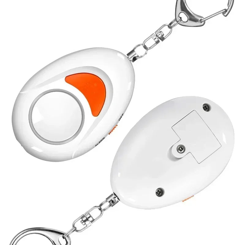 125dB Emergency Personal Alarm Keychain with LED Light Personal Alarm Keychain Qme 2pcs