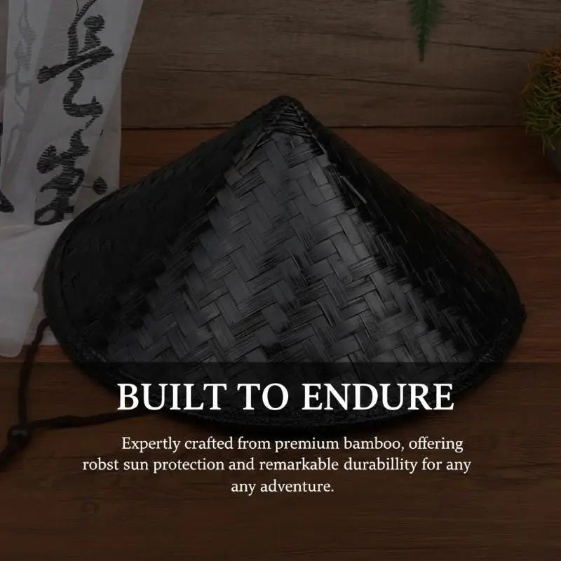 Asian Conical Straw Hat – Samurai Ninja Cosplay Cap Cosplay Conical Hat Qme