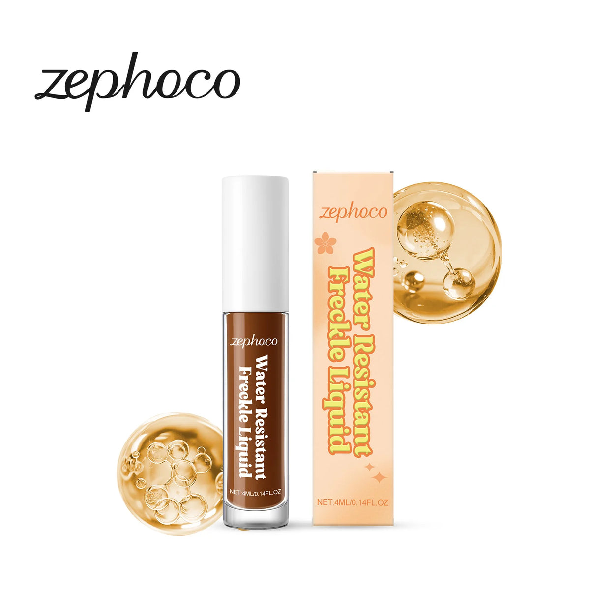 Zephoco Faux Freckle Liquid Pen – Waterproof, Long-Lasting Freckle Makeup Pen Qst 4ml Boxed