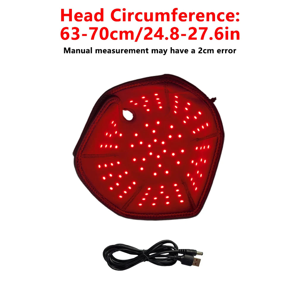 ZONGKUNG Red Light Therapy Hair Growth Cap 650nm 850nm LED LED Hair Growth Cap Qst Growth Hat USB Type-C