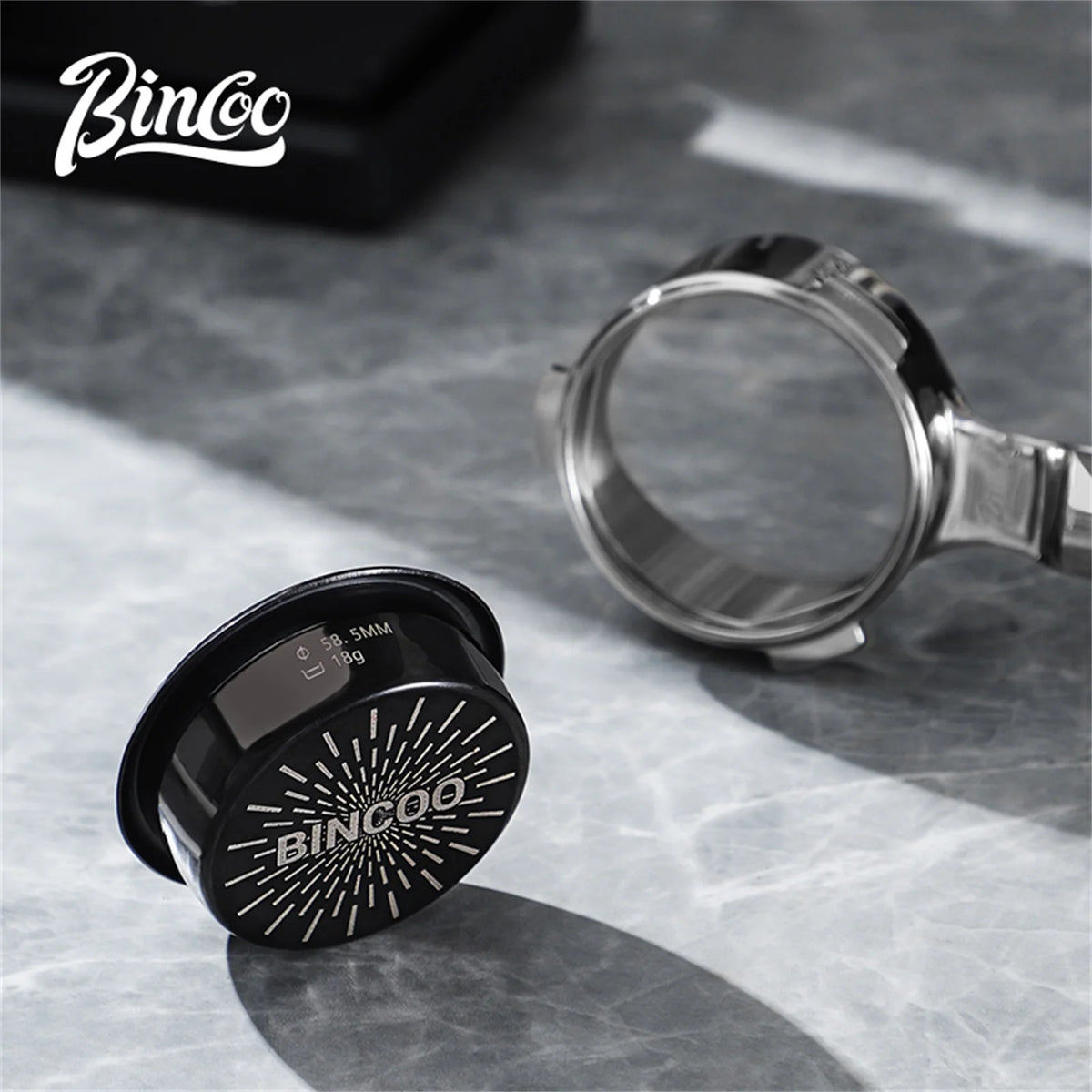 BINCOO Matrix Portafilter Basket 51/58.5mm – Stainless Steel Portafilter Basket Qst