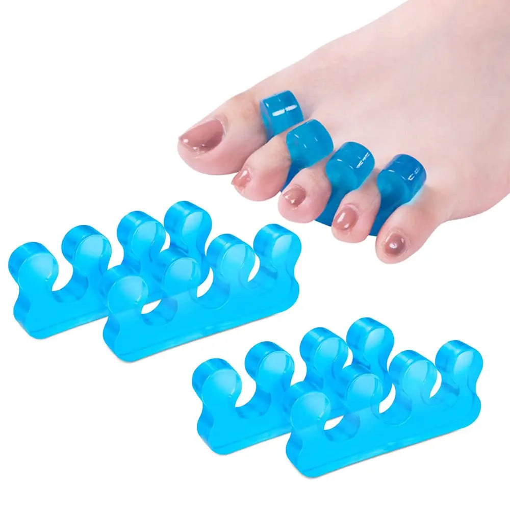 Soft Silicone Toe Separators for Pedicure & Nail Polish Toe Separators Qme