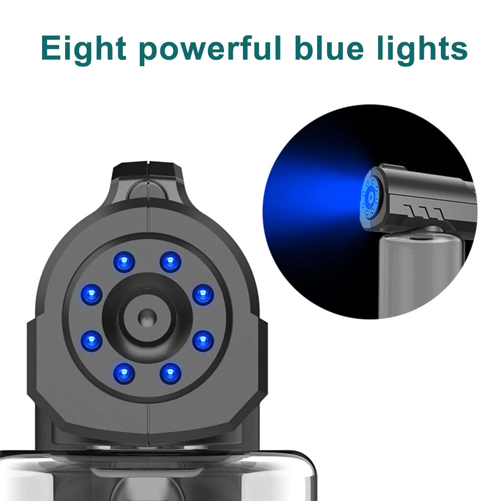 280ml Wireless Nano Mist Sprayer USB Blue Light Electric Electric Mist Sprayer Qst
