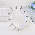 Gothic Punk Lace Rivet Headband – Cosplay Hair Accessory Lace Rivet Headband Qst 02