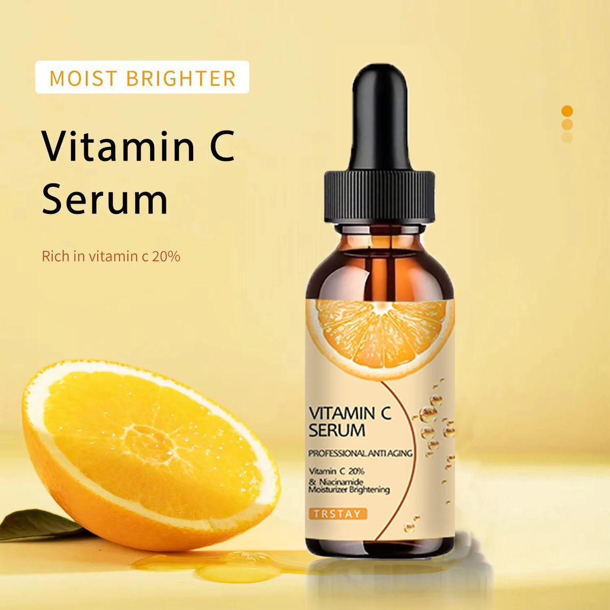 YRFKT Vitamin C Face Serum – Hydrating Nourishing Essence Vitamin C Face Serum Qst