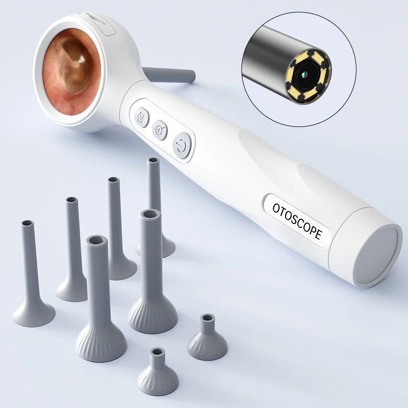Digital Otoscope Camera 1080P HD Screen – Ear Wax Removal Tool Ear Inspection Camera Qst