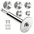 HSS Thin Blade Cutting Wheel – 1/4" Hex Shank, 5 Heads Rotary Cutting Wheel Qme 5pcs