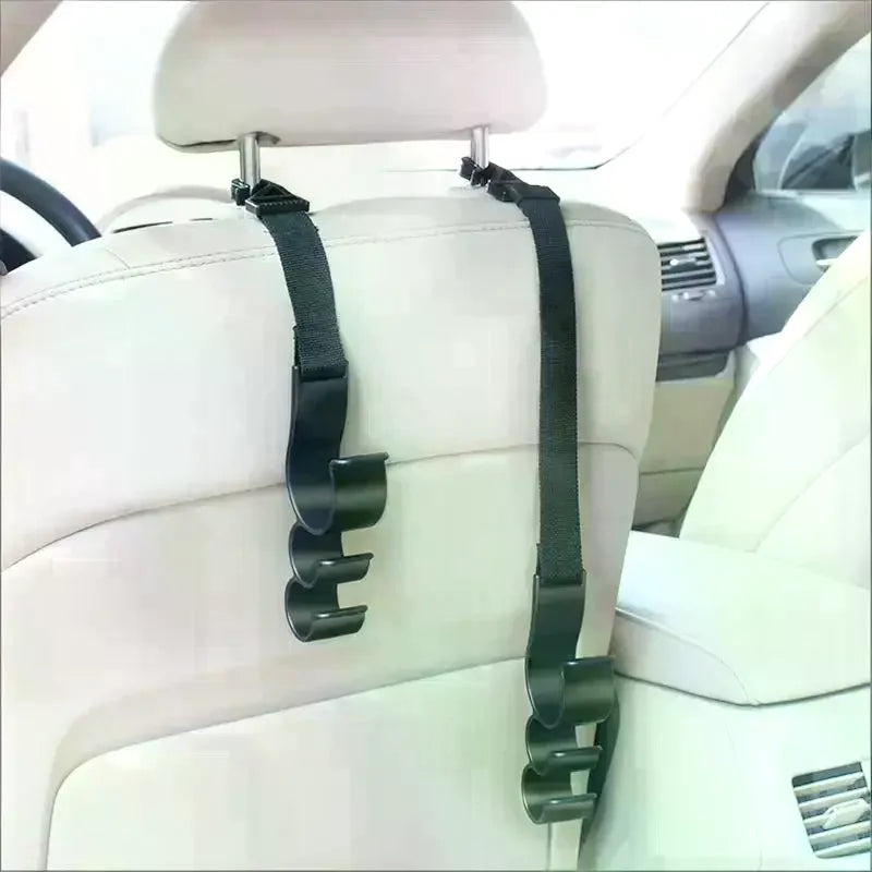 Car Headrest Hook Rear Seat Organizer & Umbrella Holder Car Seat Hook Organizer Qme