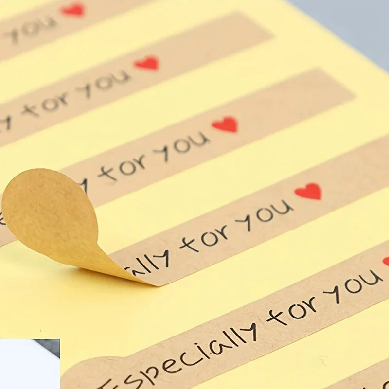 Kraft Paper Scrapbooking Sticker Labels – DIY Self-Adhesive Scrapbooking Sticker Labels Qme