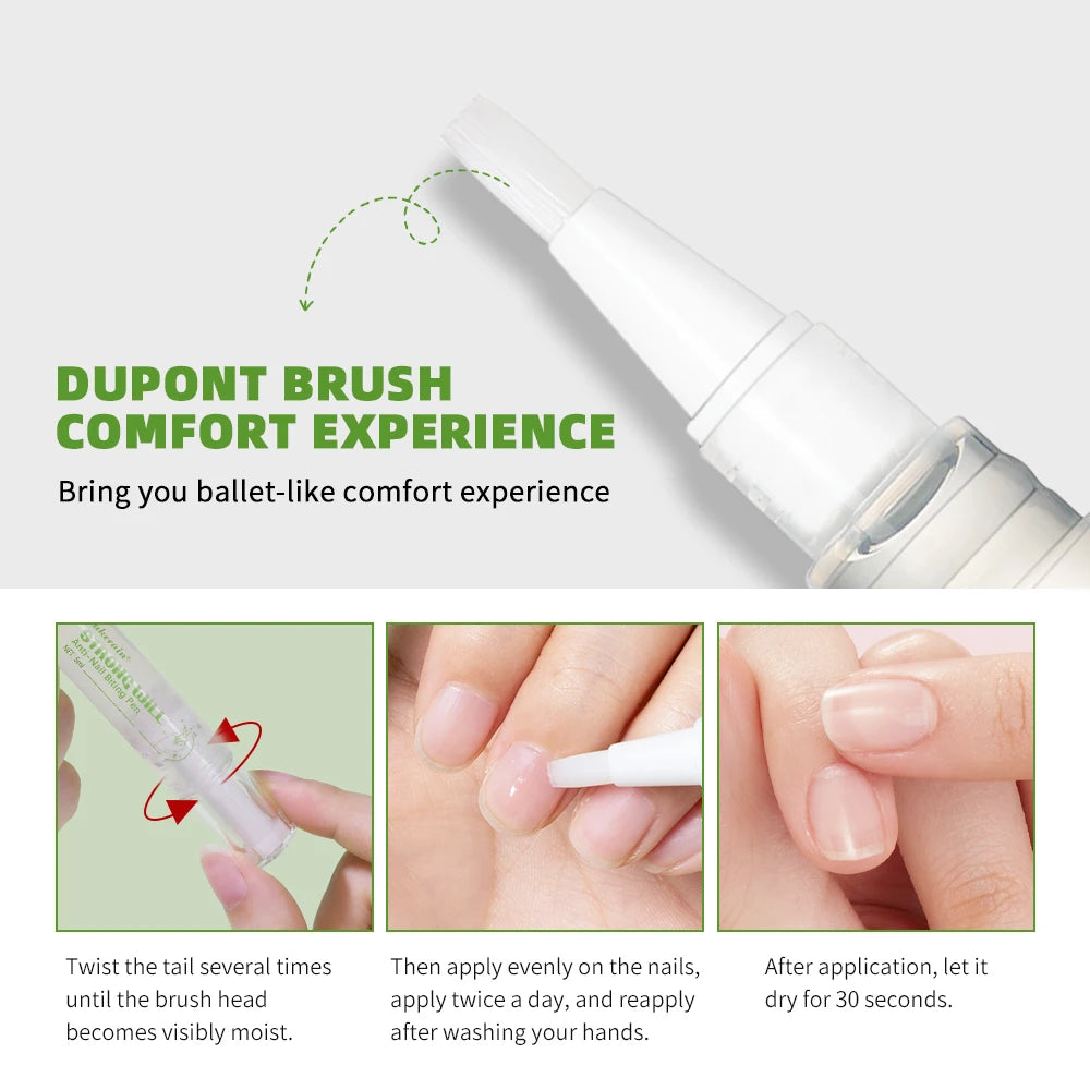 Lakerain Anti-Bite Nail Pen – Adults & Kids Nail Biting Stop Nail Treatment Pen Qst