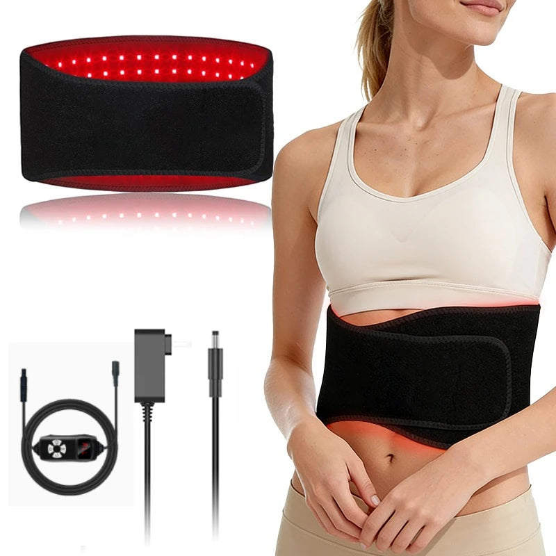 Red & Infrared Light Therapy Belt – 136 LEDs 660nm 850nm Light Therapy Belt Qst