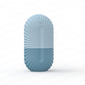 Reusable Ice Face Roller & Stainless Steel Gua Sha Tool Face Roller Gua Sha Qme Blue China Mainland