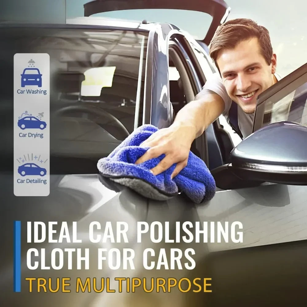 Ultra-Thick Cleaning Towels – Kitchen, Car & Multi-Use 4pcs Multi-Purpose Cleaning Towels Qme