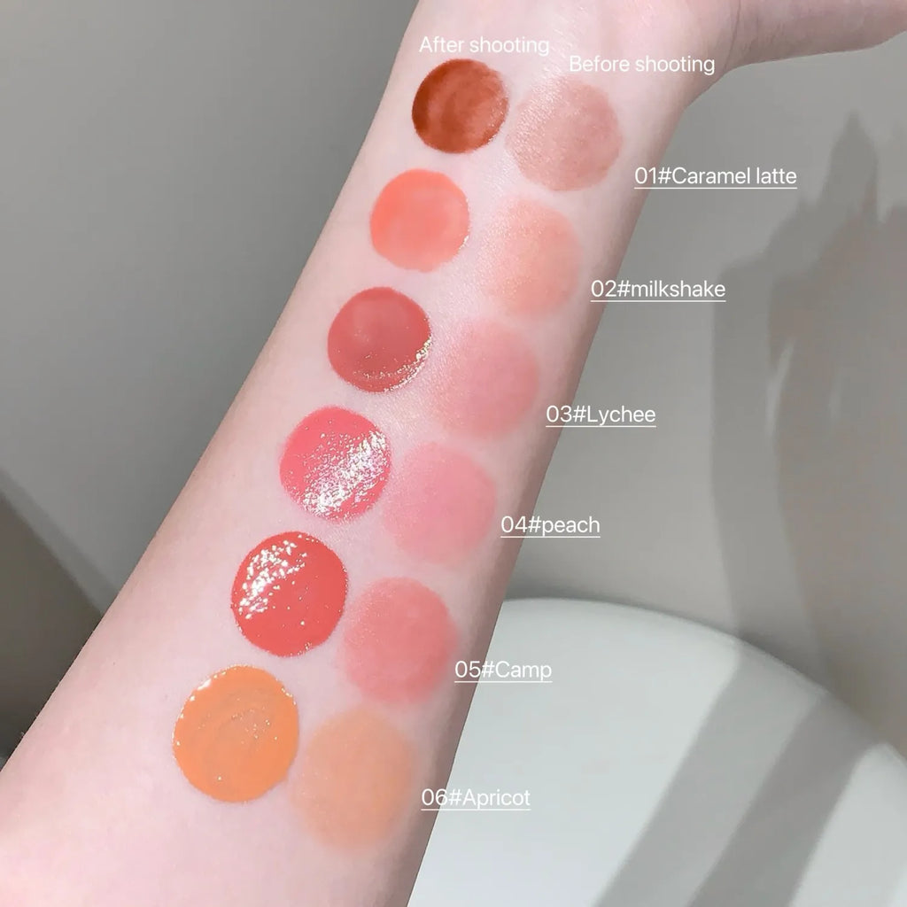 SHAQINUO Liquid Blush Natural Glow Sponge Brush – 6 Shades Liquid Blush Qme