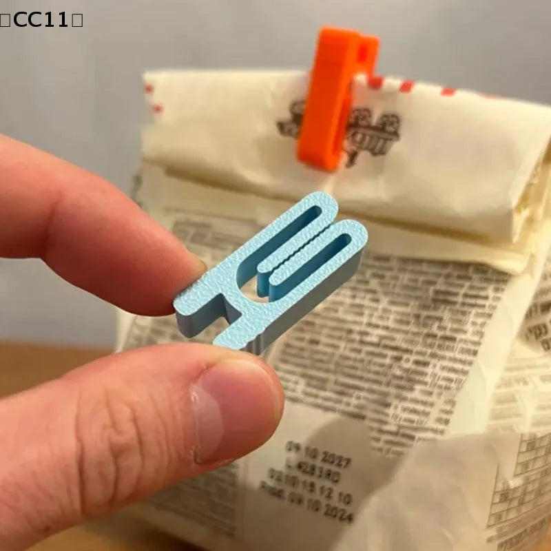 Reusable Colorful Food Bag Sealing Clips – PLA, 7 Colors Food Sealing Clips Qme
