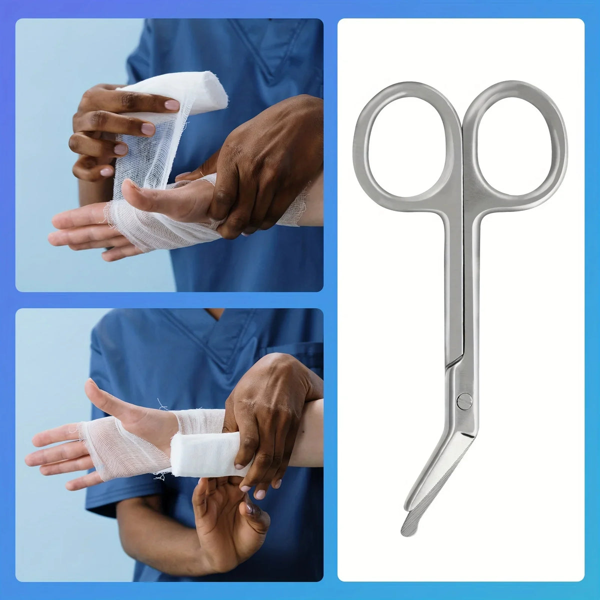 Mini Stainless Steel Bandage Scissors – Compact & Portable Bandage Scissors Qme