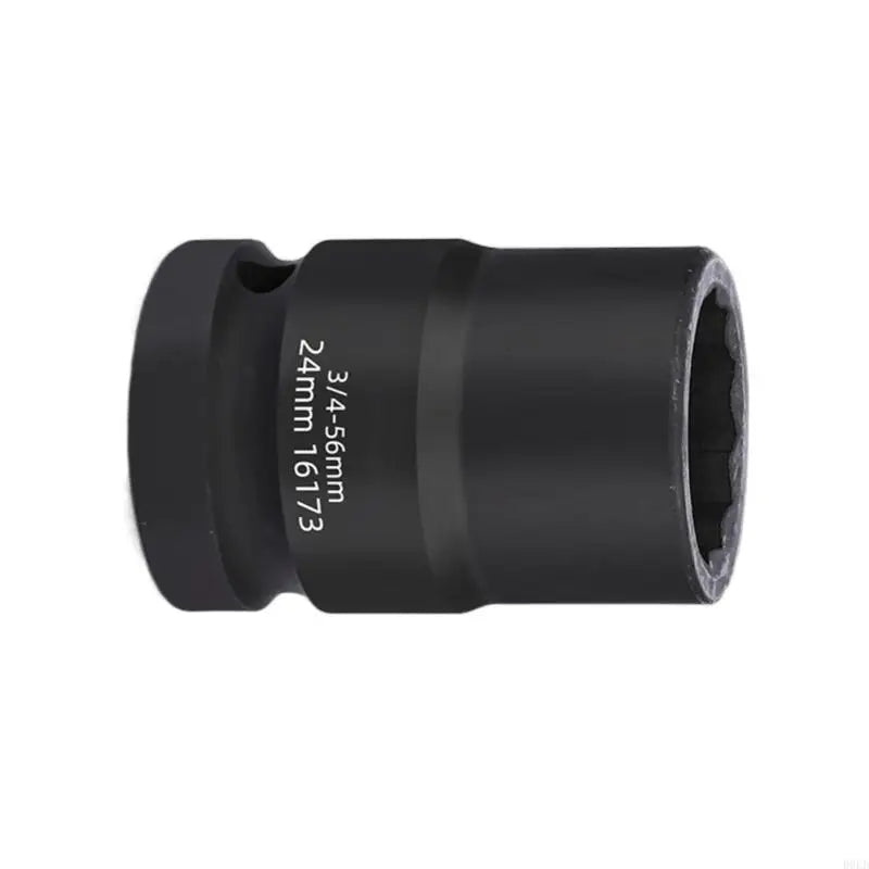 12-Point Impact Socket 3/4" Drive | High-Strength Carbon Steel Impact Socket Qme
