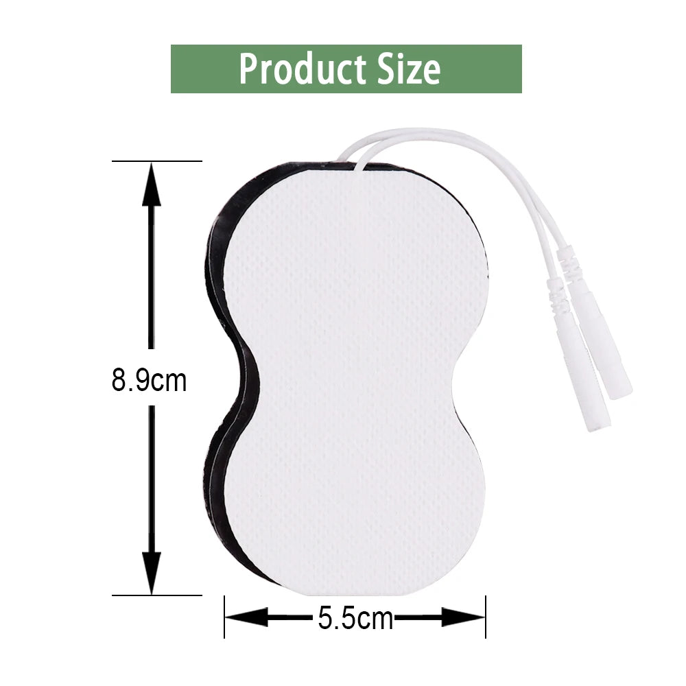 TENS EMS Reusable Electrode Pads – Self-Adhesive Gel 10/20 Pcs Electrode Pads Qst