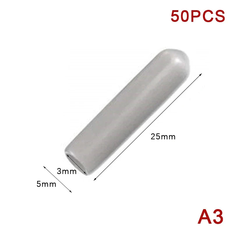 Dishwasher Rack Tine Caps – Flexible Round End Covers, 50 Pcs Dishwasher Tine Caps Qme style 3