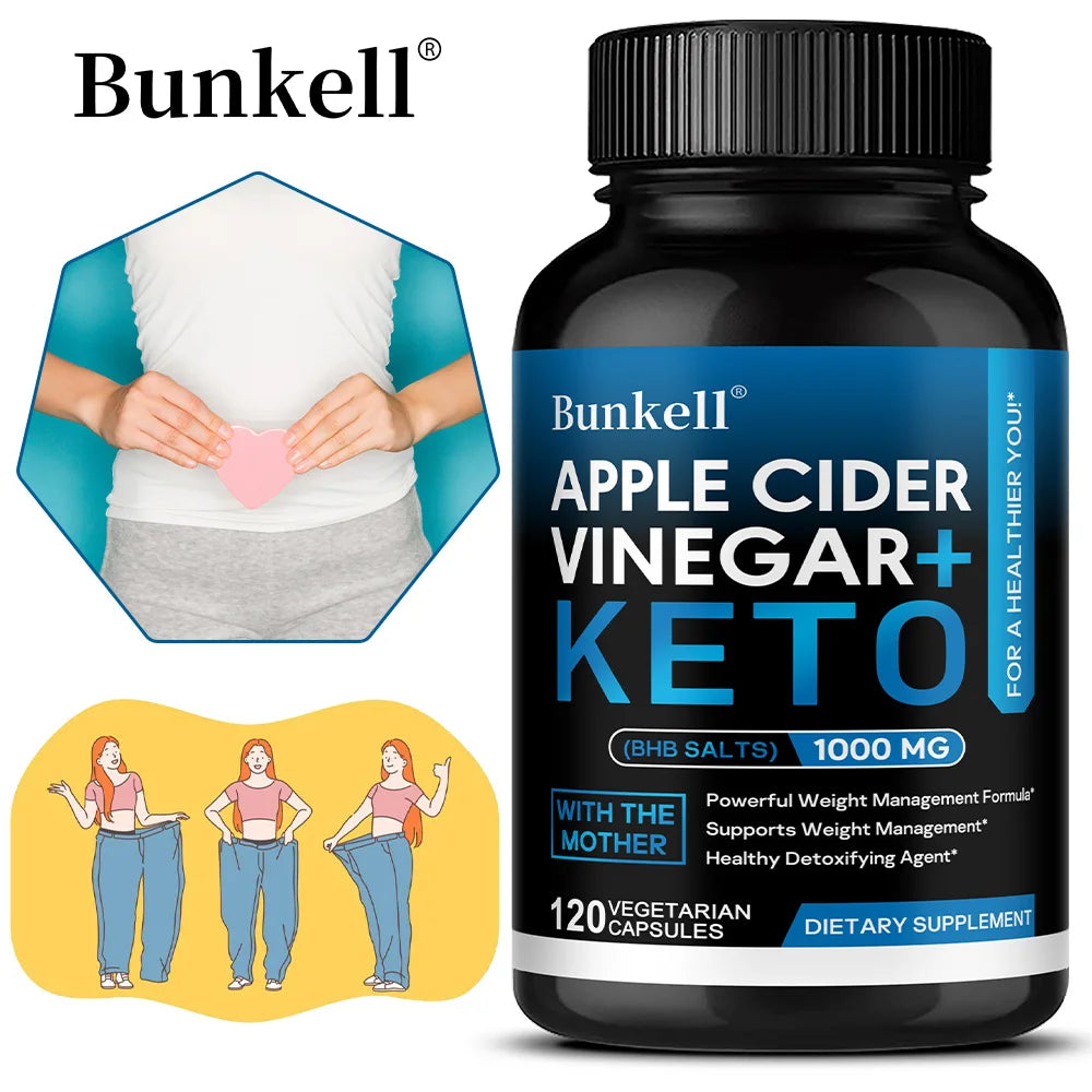 Apple Cider Vinegar Keto Capsules – Metabolism & Digestive Support Dietary Supplement Qst