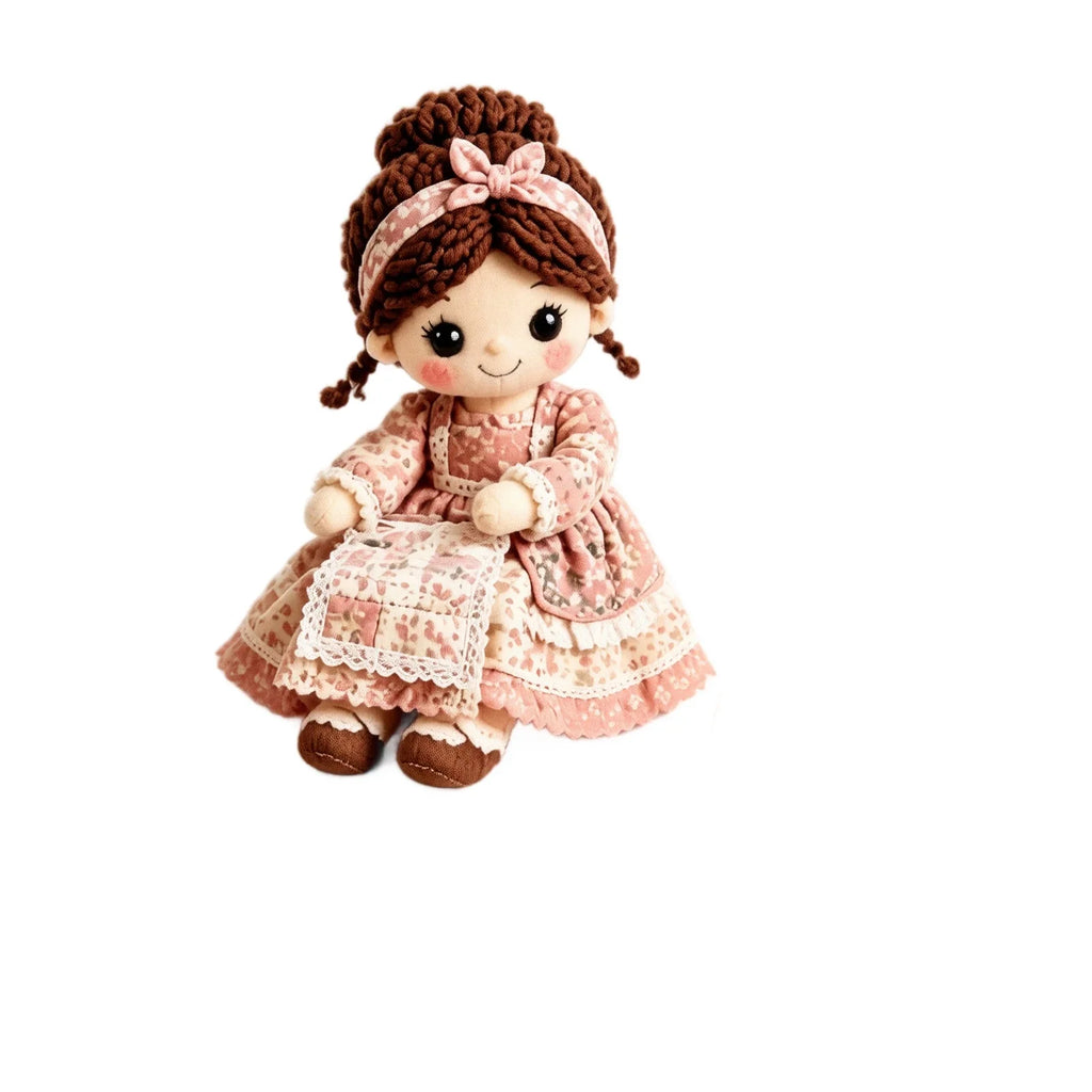 DIY Doll Patchwork Sewing Kit – Complete Fabric Craft Set DIY Sewing Kit Qme