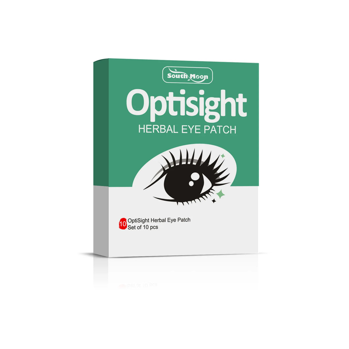South Moon Wormwood Herbal Eye Patch – Eye Care Sticker 10pcs Herbal Eye Patch Qst 10pcs Boxed
