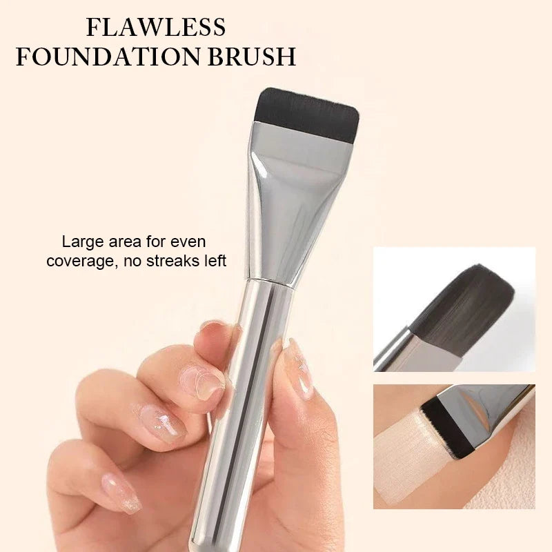 VERONNI Full Coverage Foundation & Hydrating Primer with Brush Foundation & Primer Kit Qme