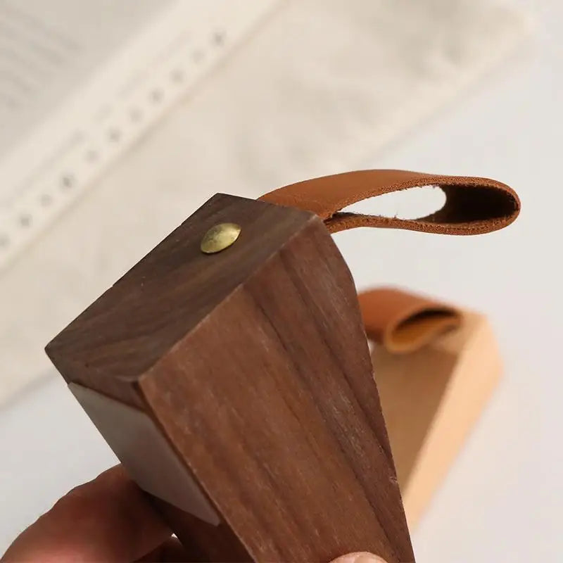 Solid Wood Door Stopper – Anti-Collision Baby Safe Gate Decor Wood Door Stopper Qme