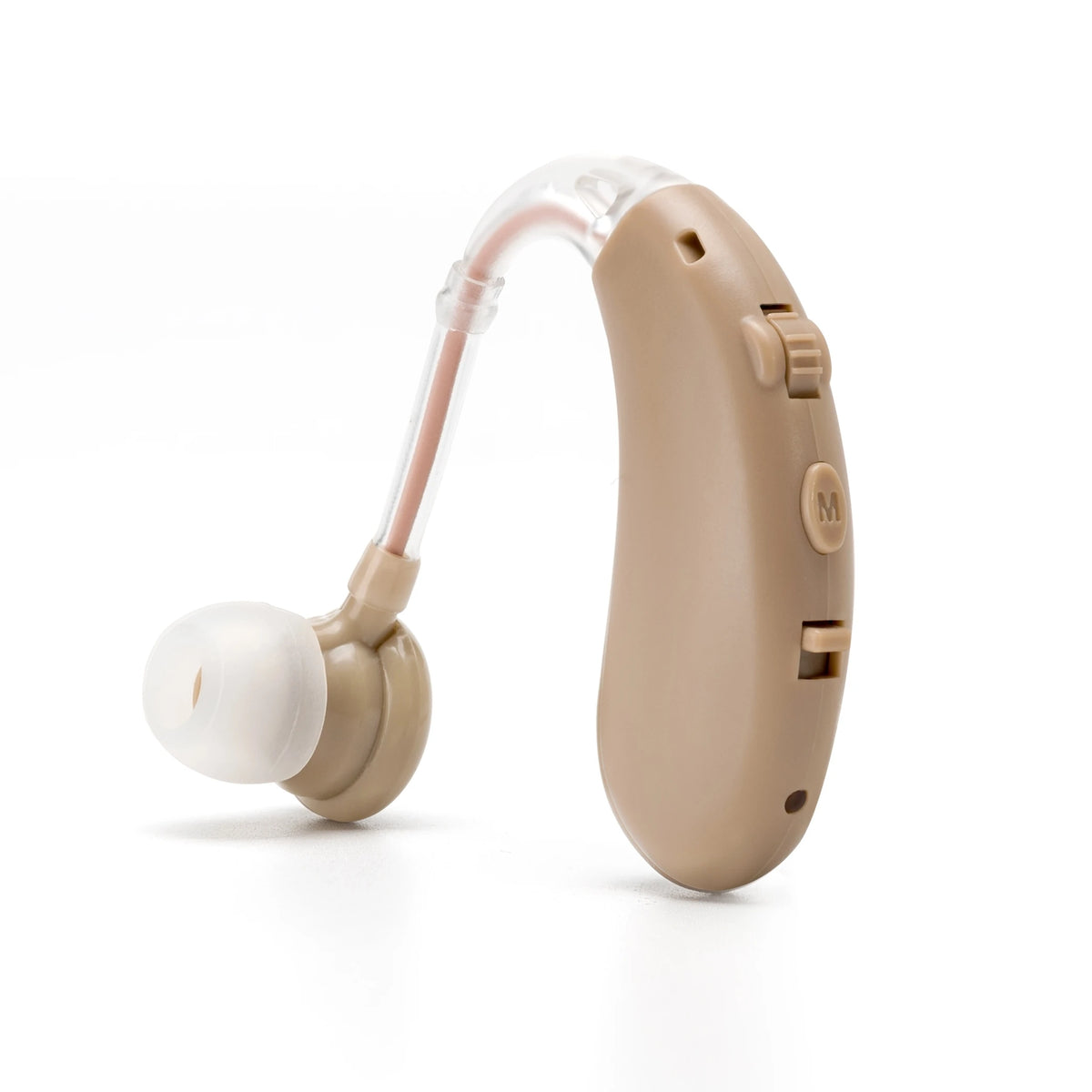 XceeFit BTE Rechargeable Digital Sound Amplifier – 4 Modes Sound Amplifier Qst Beige-upgrade