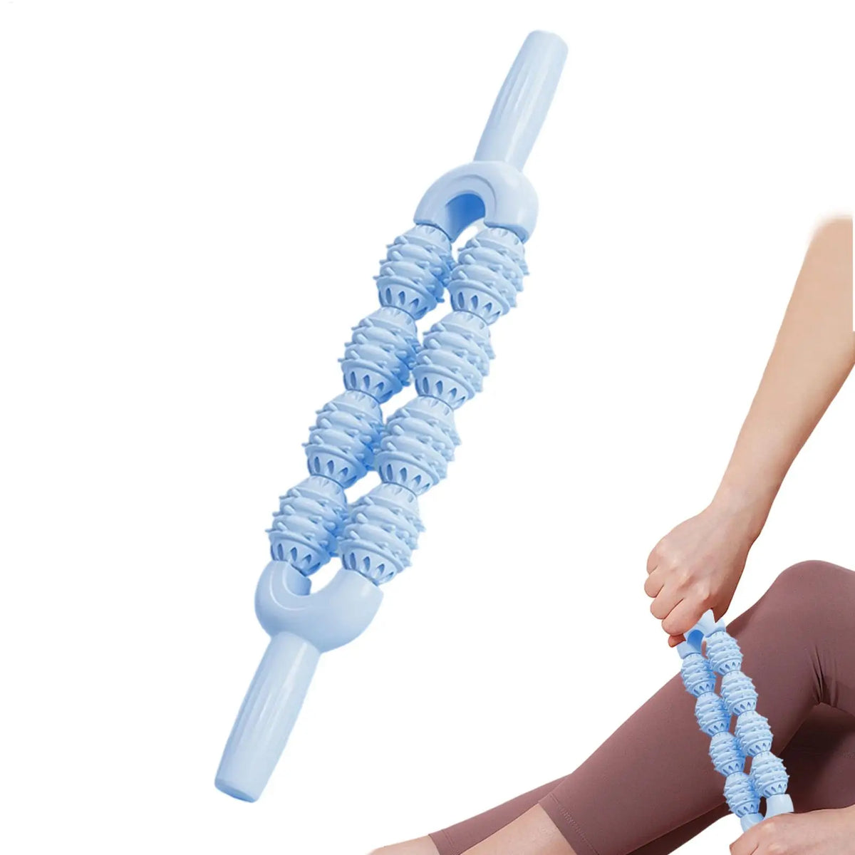 Non-Slip Muscle Roller Stick – Body, Neck & Back Massager Muscle Roller Stick Qme