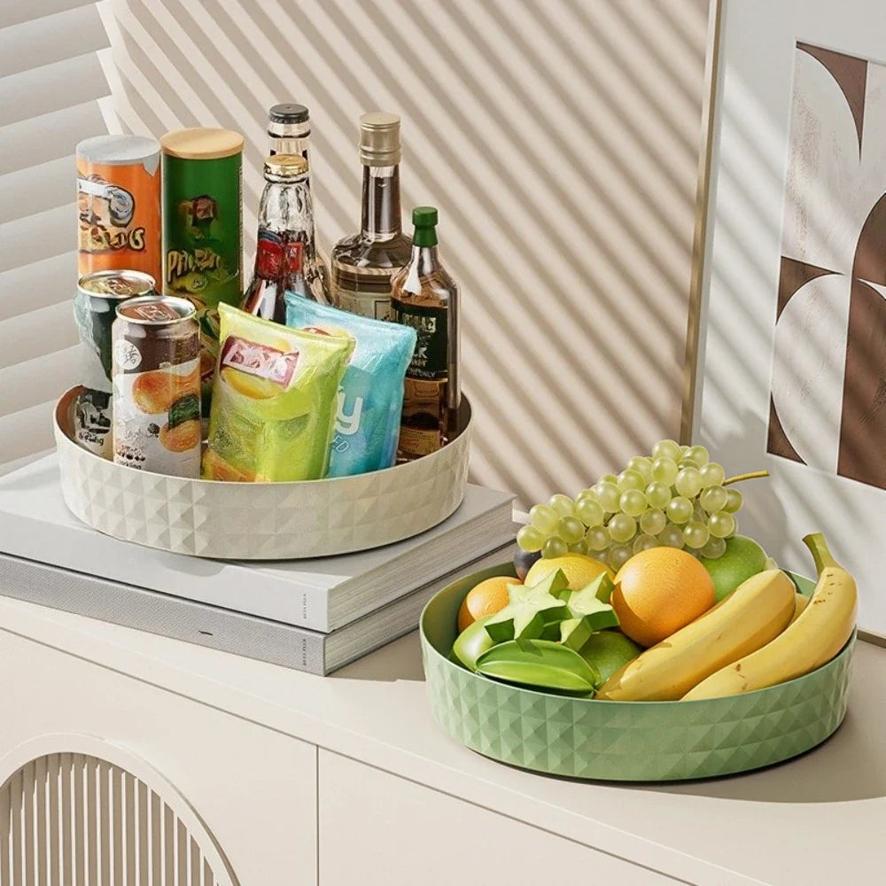 360° Rotating Lazy Susan Spice Rack & Organizer Tray | Qme Lazy Susan Organizer Qme