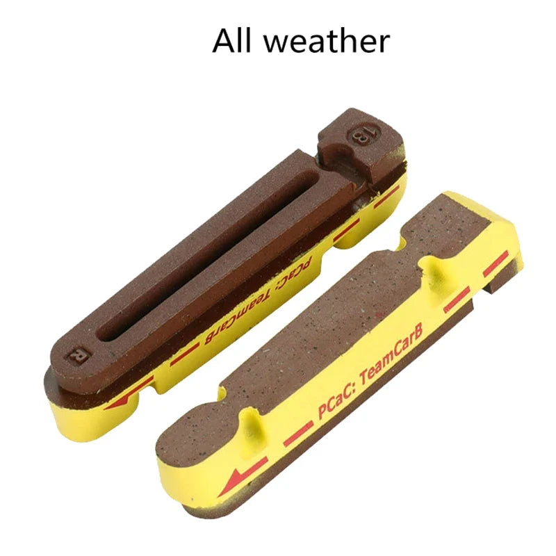 Carbon Brake Pads Road & Folding Bike V-Brake Caliper Shoes Bicycle Brake Pads Qme