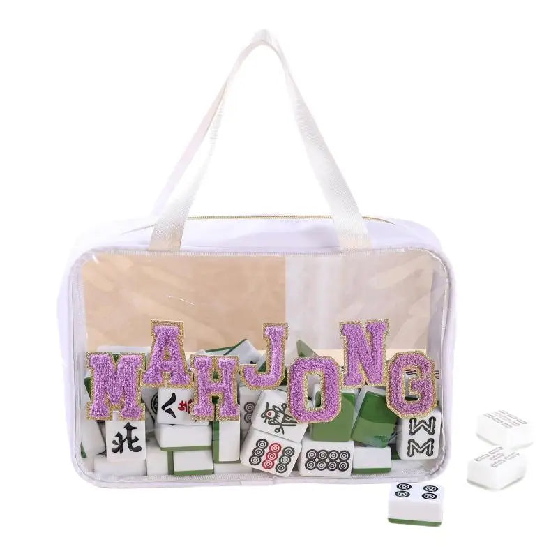 Waterproof Mahjong Tile Bag – Portable Travel Organizer Case Mahjong Tile Bag Qme