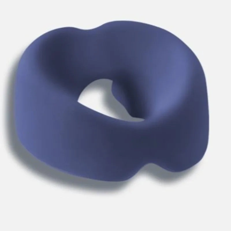 Memory Foam Face Down Pillow – Ergonomic Prone Headrest Massage Prone Pillow Qst GRAY