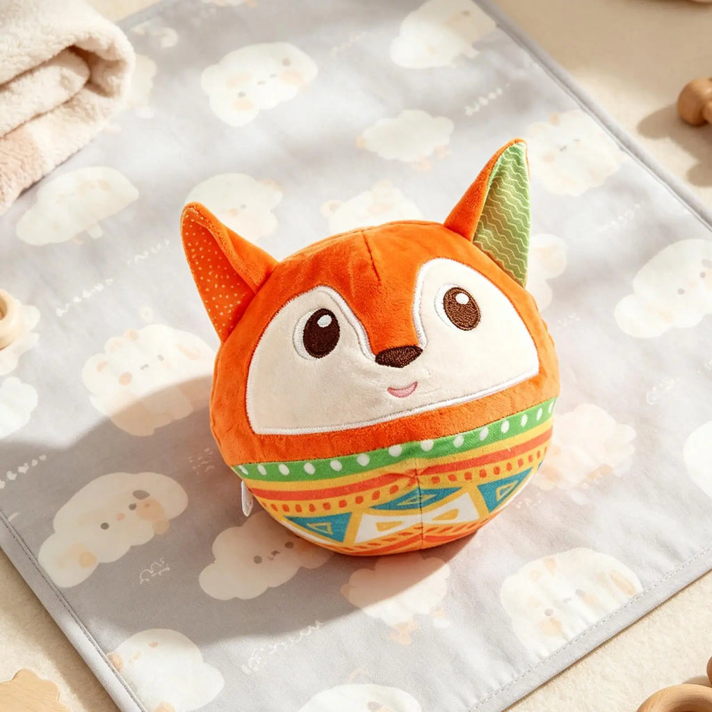 Interactive Musical Plush Sensory Ball – Baby Crawling Toy Baby Sensory Toy Qme