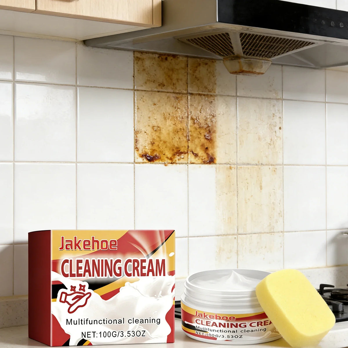 Multi-Functional Decontamination Cream – Removes Oil & Stains Household Cleaning Cream Qme