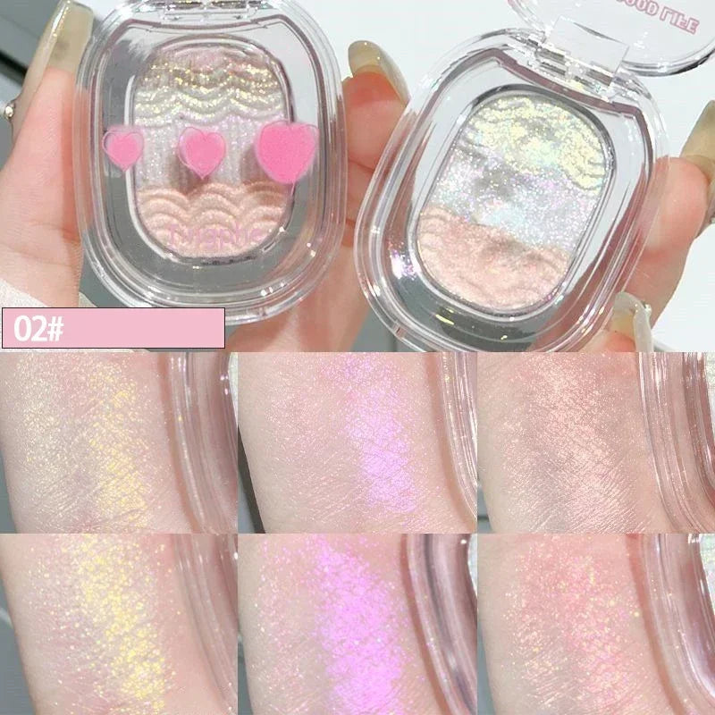 Chameleon Gradient Glitter Eyeshadow Palette – 6 Colors | Qme Glitter Eyeshadow Palette Qme 02