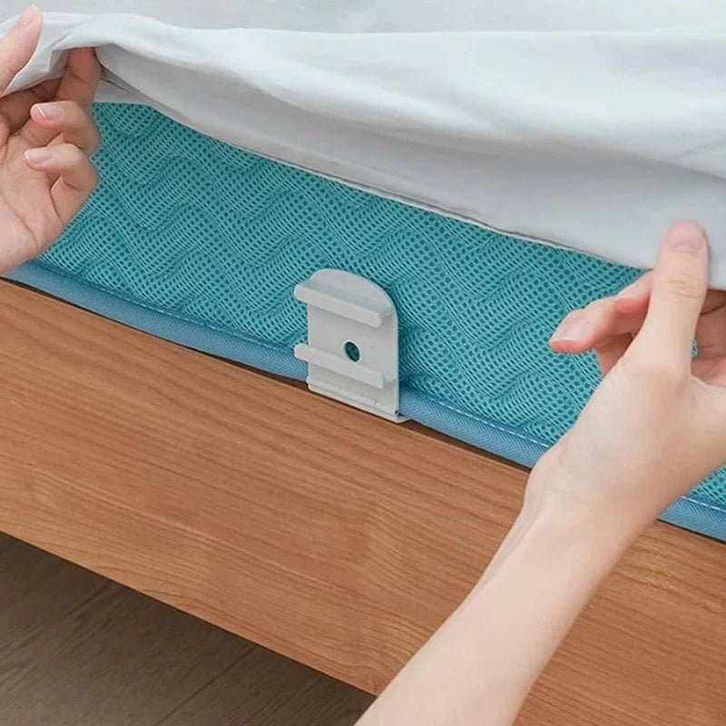 Bed Sheet Holder Clips – Non-Slip Sheet Fastener Grippers Bed Sheet Clips Qme