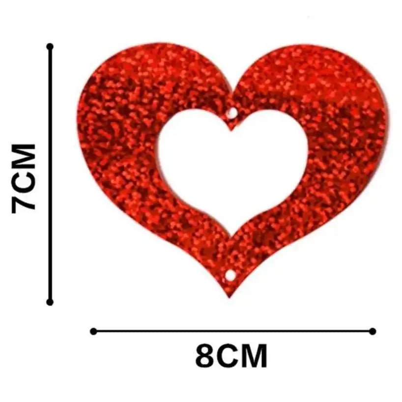 Heart-Shaped Rain Silk Balloon Pendant Party Decoration Party Balloon Decoration Qme